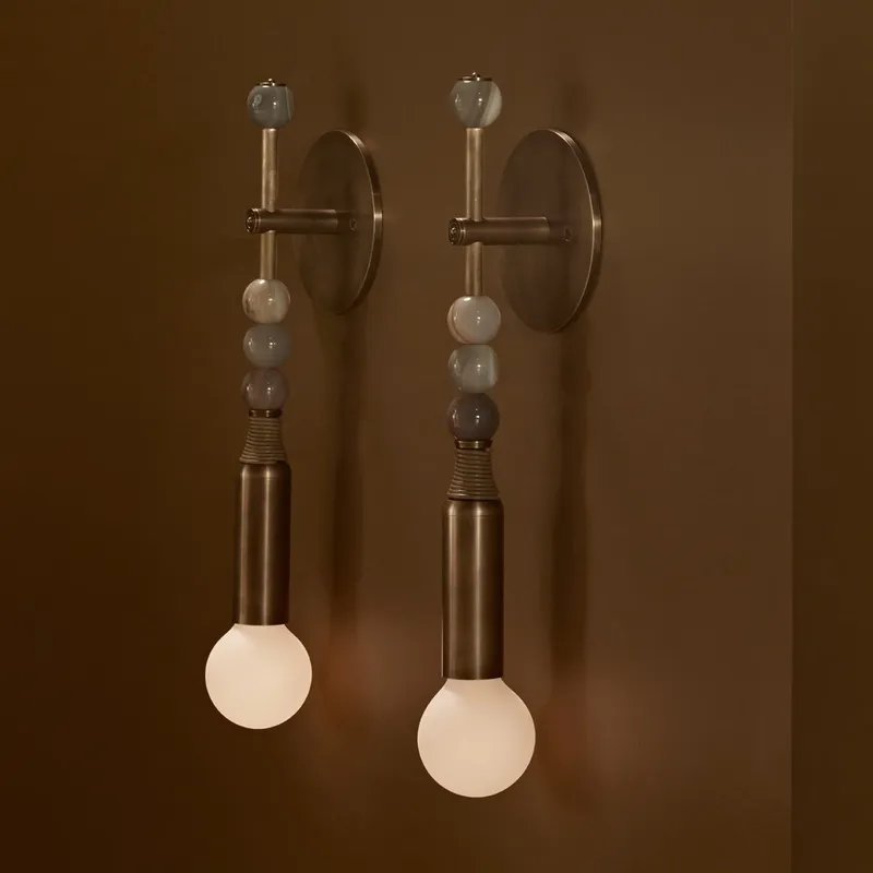 Lighting Decoration In Bedroom - Nordic Vintage Home Decorative Design Interior