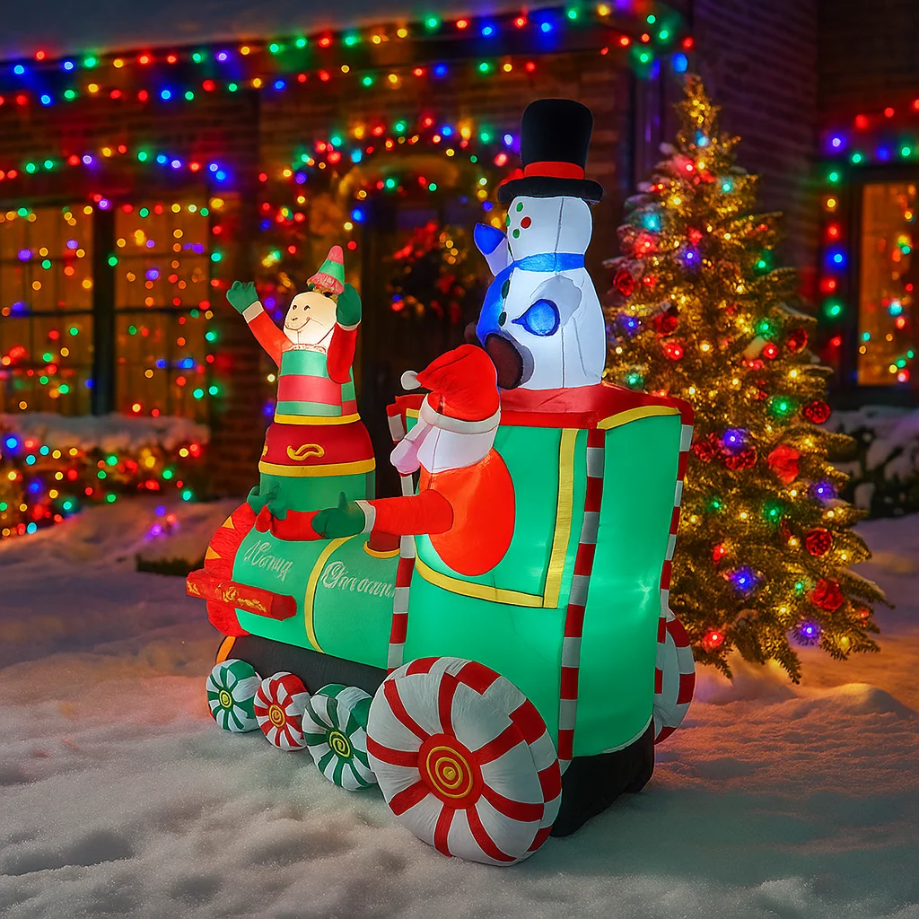1.8M/5.9FT Inflatable Santa Cl - đánh giá và giá Santa'S Elves Holiday Lighting & Decor Llc