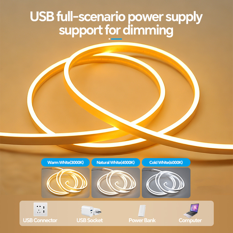 Silicone USB LED Strip Light F - đánh giá và giá Lighting Bolt Decor