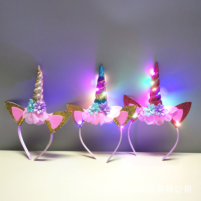 New Halloween Cute Unicorn Hea - đánh giá và giá Unique Lighting Decor