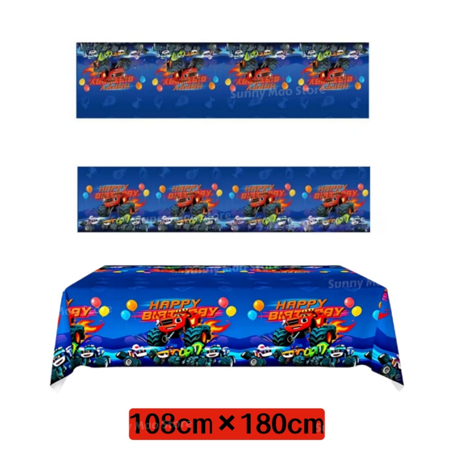 Blaze Monster Birthday Party S - đánh giá và giá Lighting Mcqueen Birthday Decor