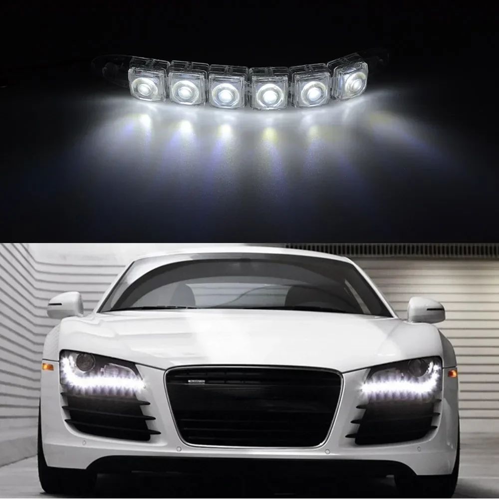 2PCS LED Waterproof DRL Light  - đánh giá và giá Lighting Bolt Decor