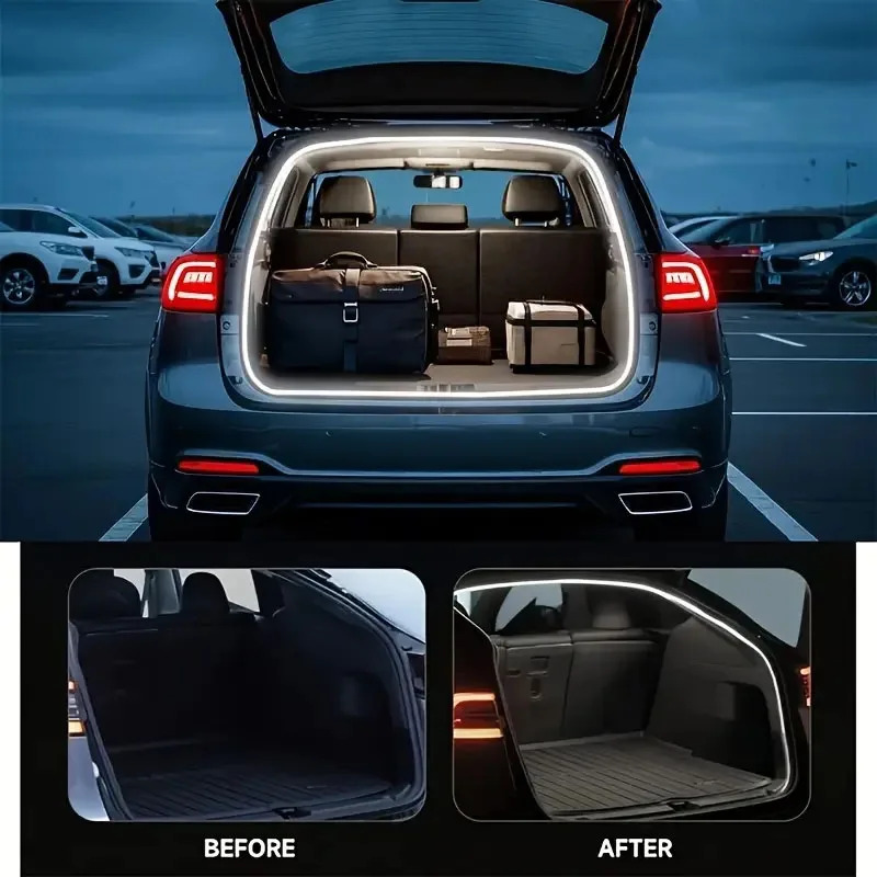 LED Car Trunk Light Strip Auto - đánh giá và giá Lighting Bolt Decor