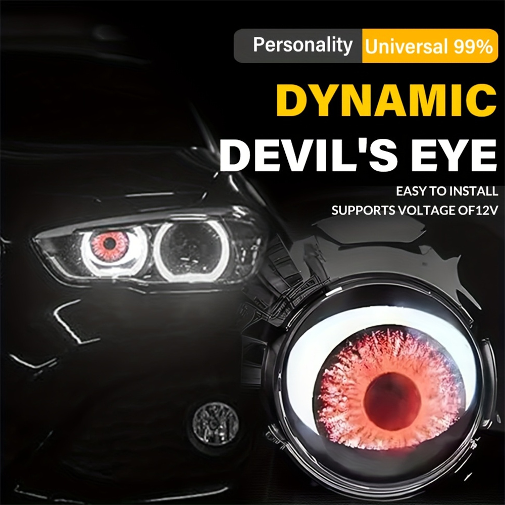  6-Mode Led Dynamic Devil Eye - đánh giá và giá Decor Lighting & Decor Fires Photos