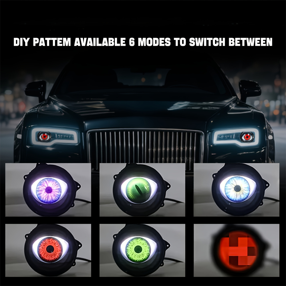  6-Mode Led Dynamic Devil Eye - đánh giá và giá Decor Lighting & Decor Fires Photos