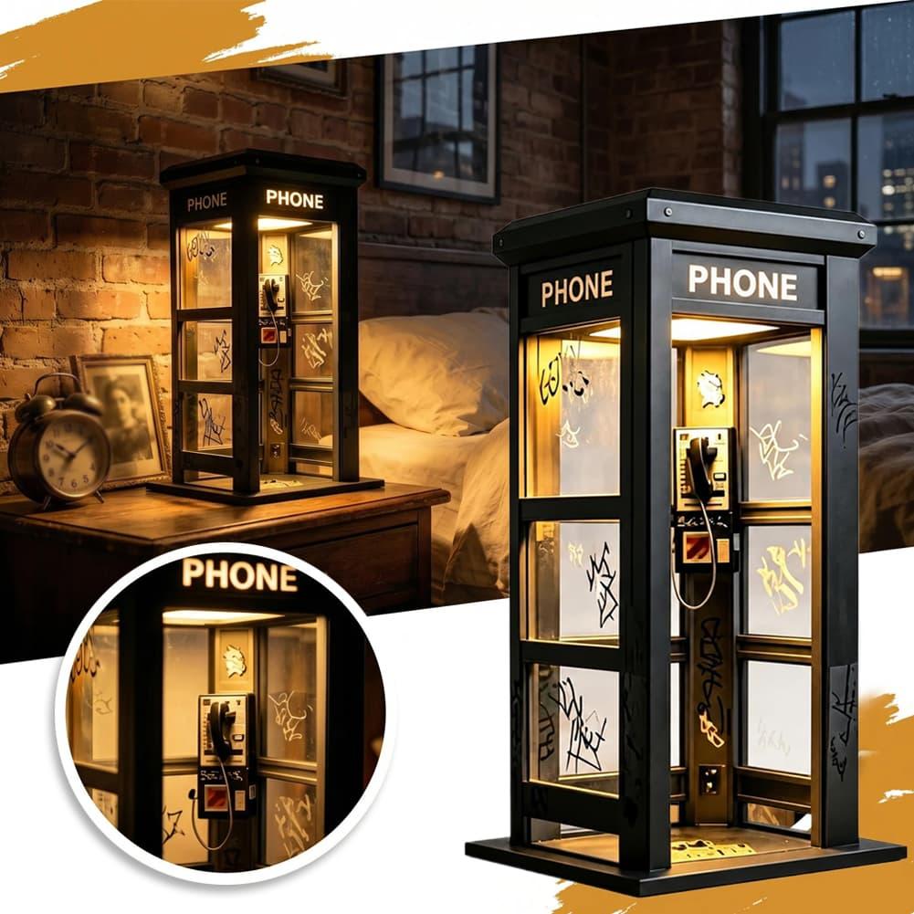 Retro Graffiti Phone Booth Tab - đánh giá và giá Lighting Decoration In Bedroom