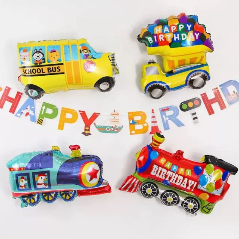 3D Cartoon Car Foil Balloon Bu - đánh giá và giá Lighting Mcqueen Birthday Decor