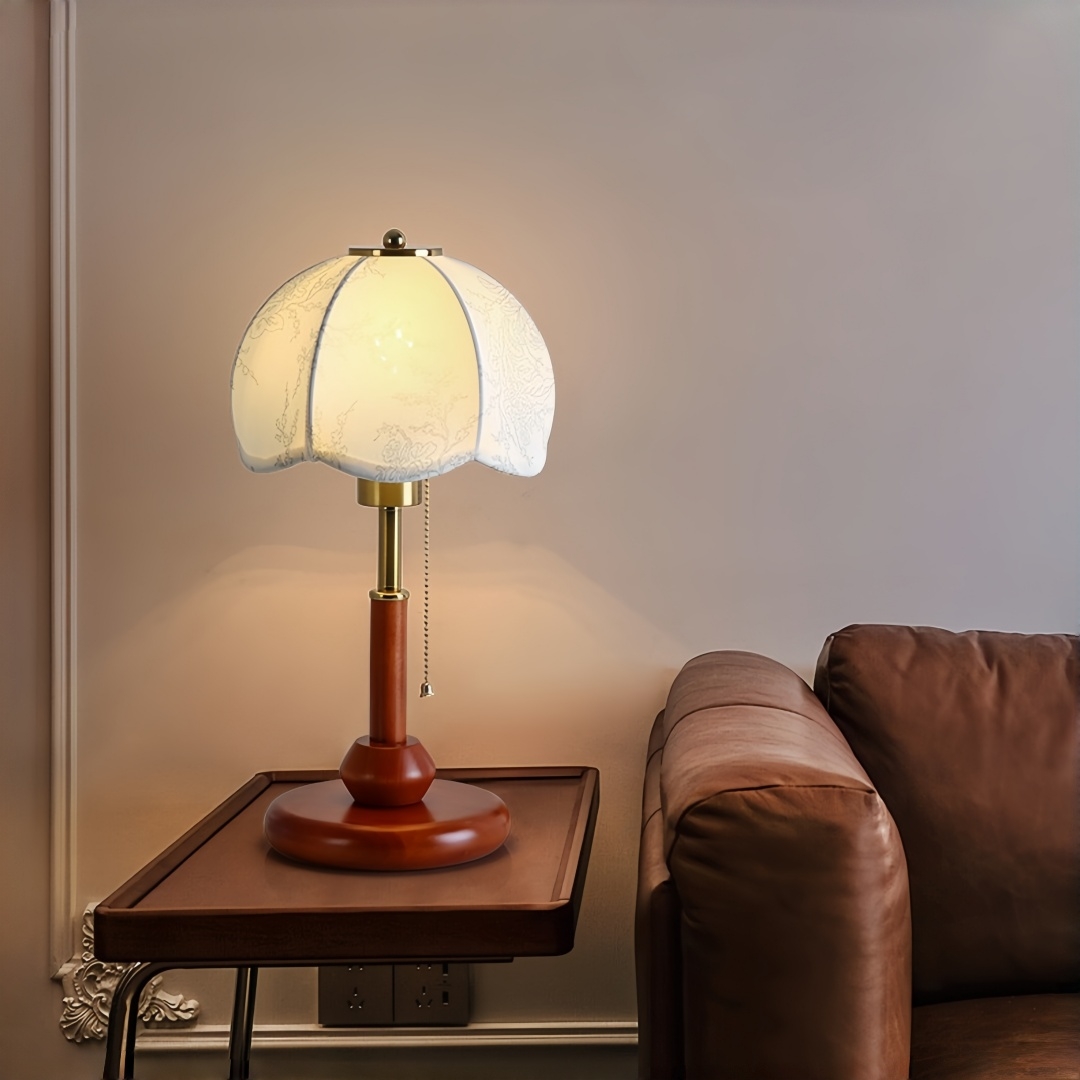 Vintage Scalloped Dome Table L - đánh giá và giá Lighting Decoration In Bedroom