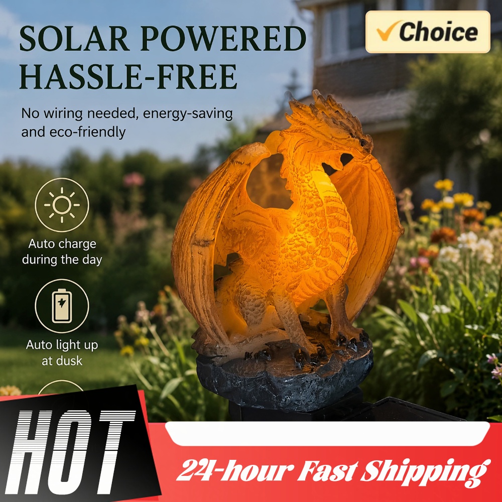 Dragon Solar Garden Light Ener - đánh giá và giá Unique Lighting Decor