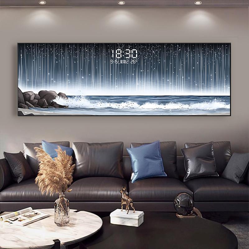 Temperature Date Wall Clock Lu - đánh giá và giá Unique Lighting Decor