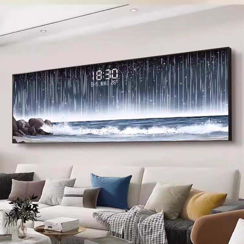 Temperature Date Wall Clock Lu - đánh giá và giá Unique Lighting Decor