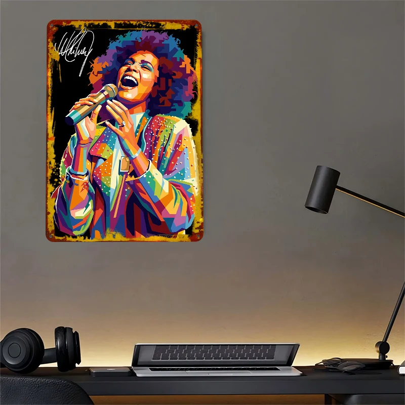 Whitney Houston Singing Pop Ar - đánh giá và giá Lighting Decor Houston