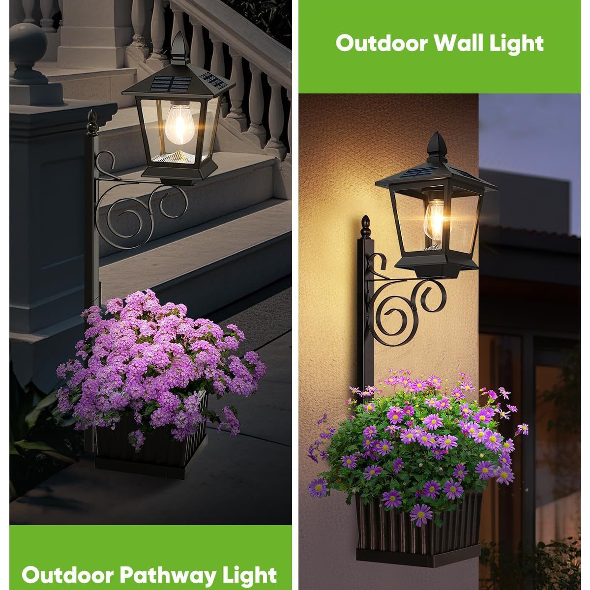 2 in 1 Solar Planter Lamp Wate - đánh giá và giá Lighting Decoration Outdoor