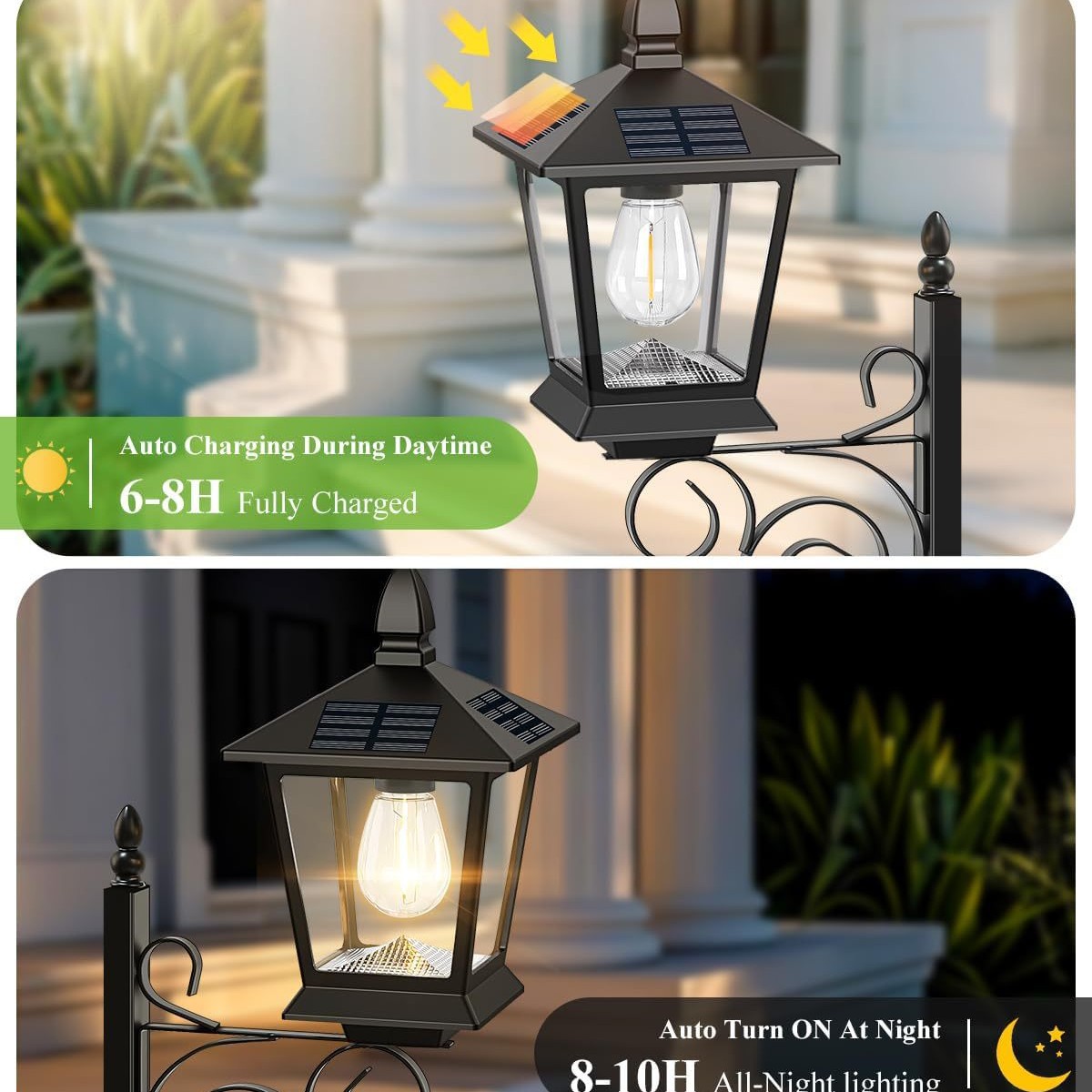 2 in 1 Solar Planter Lamp Wate - đánh giá và giá Lighting Decoration Outdoor