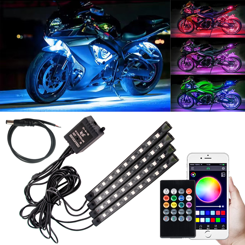 LED Motorcycle Car Atmosphere  - đánh giá và giá Lighting Bolt Decor