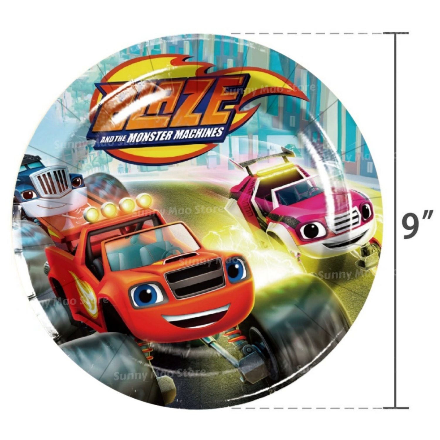 Blaze Monster Birthday Decorat - đánh giá và giá Lighting Mcqueen Birthday Decor