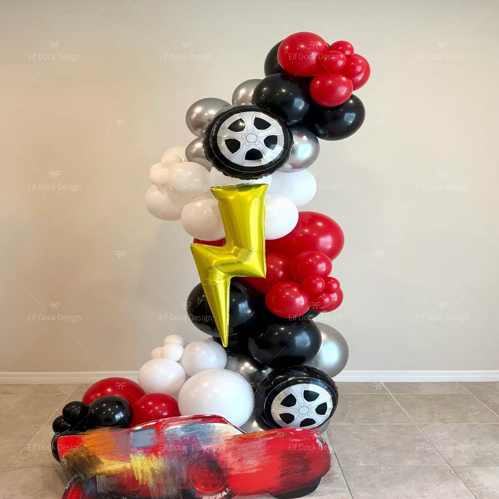 69Pcs Lightning Racing Car tir - đánh giá và giá Lighting Mcqueen Birthday Decor