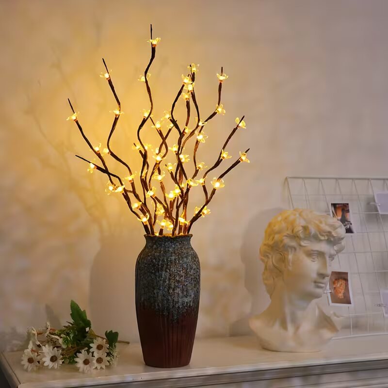 1/2PC 20LED Cherry Blossom Tre - đánh giá và giá Lighting Decoration Outdoor