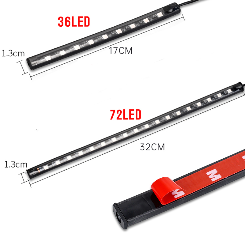APP LED Motorcycle Car Atmosph - đánh giá và giá Lighting Bolt Decor