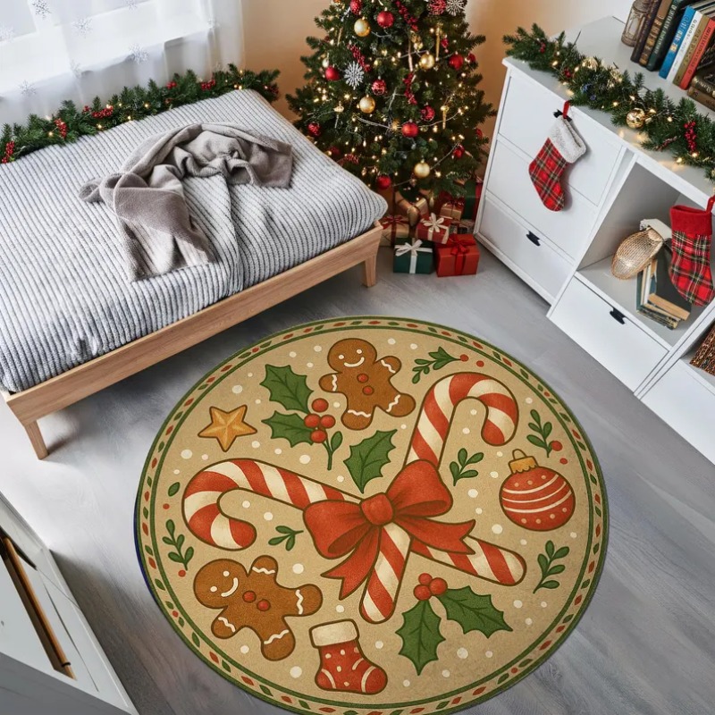 3D Christmas Village Rug Winte - đánh giá và giá Bathroom Lighting Decor Ideas