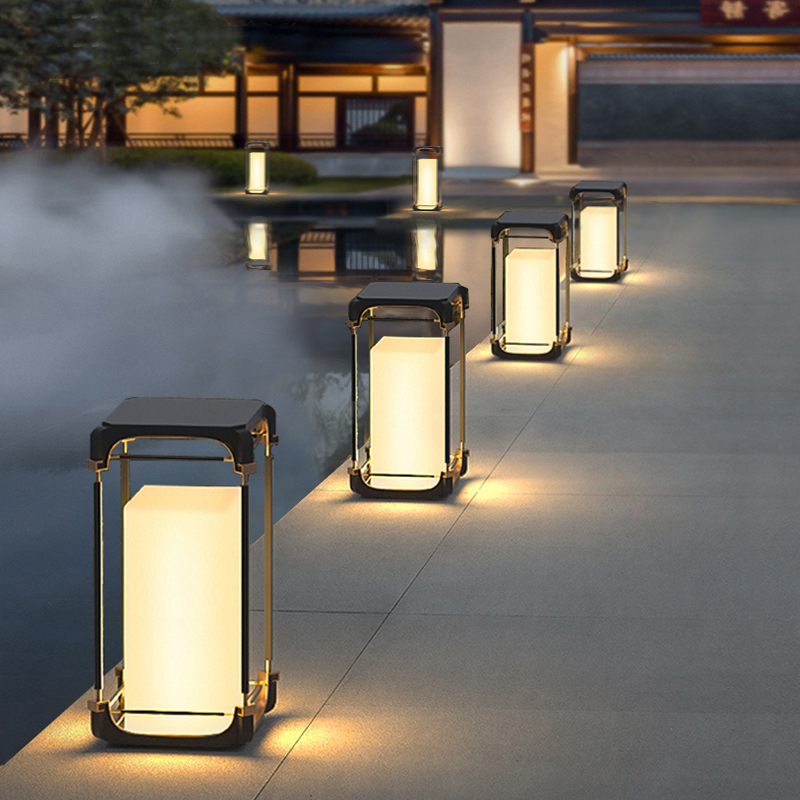 Luminous Floor Lamp Courtyard  - đánh giá và giá Lighting Decoration Outdoor