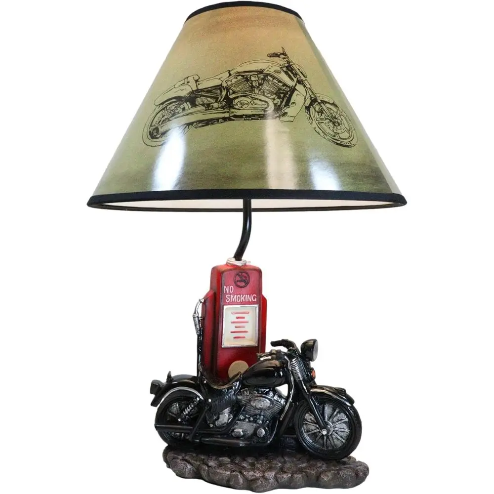 Vintage Retro Black Motorcycle - đánh giá và giá Decor Lighting & Decor Fires Photos