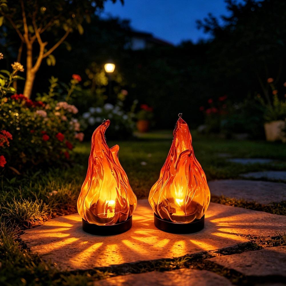 Solar Flame Hanging Lantern Li - đánh giá và giá Lighting Decoration Outdoor
