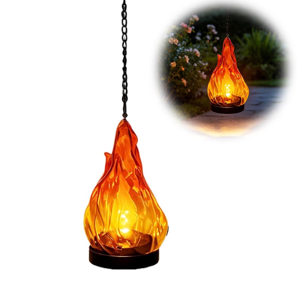 Solar Flame Hanging Lantern Li - đánh giá và giá Lighting Decoration Outdoor