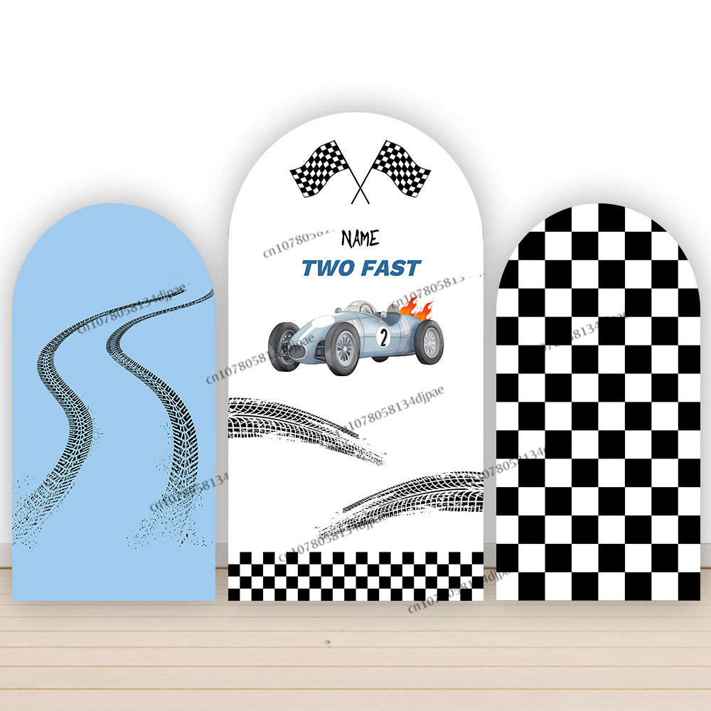 Two Fast Racing Car Backdrop A - đánh giá và giá Lighting Mcqueen Birthday Decor