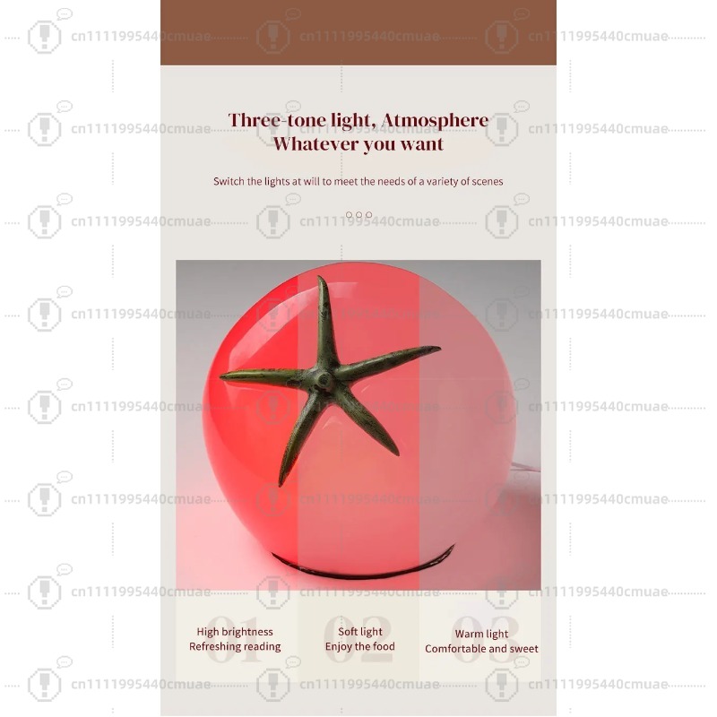 New listing AC plug fruit tabl - đánh giá và giá Unique Lighting Decor