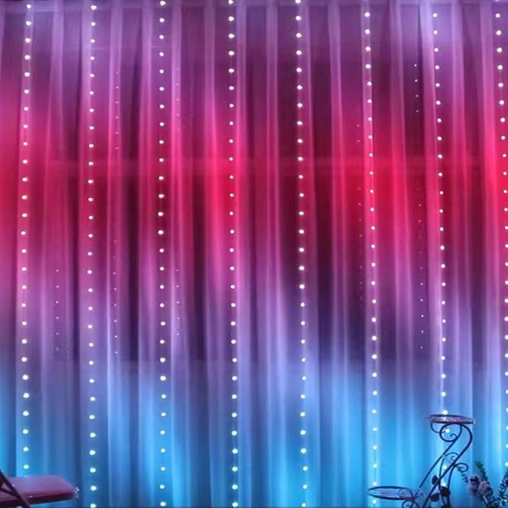 3M RGB Smart LED Curtain Light - đánh giá và giá Lighting Decoration Outdoor