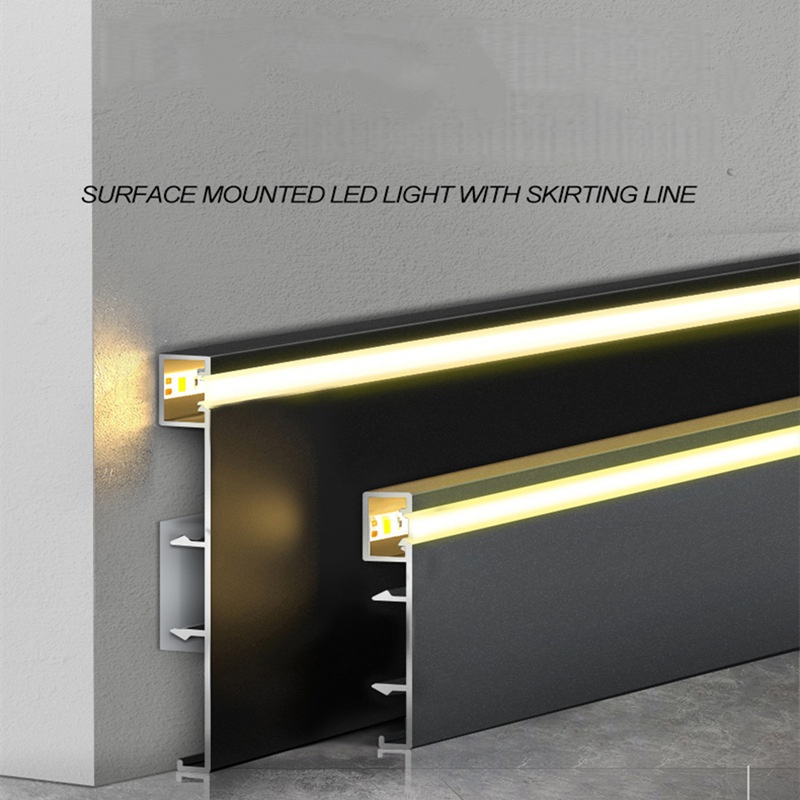H50Mm 78Mm Led Skirting Line A - đánh giá và giá Lighting Bolt Decor