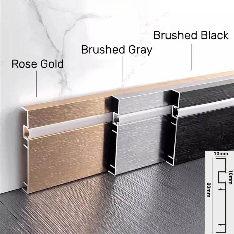 H50Mm 78Mm Led Skirting Line A - đánh giá và giá Lighting Bolt Decor