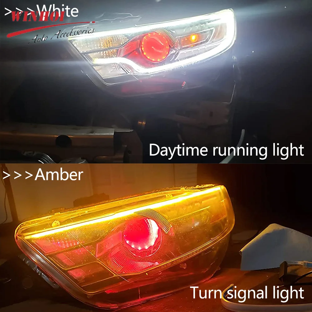 2PCS Car LED DRL Daytime Runni - đánh giá và giá Lighting Bolt Decor